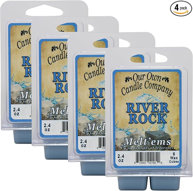 Our Own Candle Company Premium Wax Melt, River Rock Scent, Handmade in The USA by OurOwnCandleCompanycandles