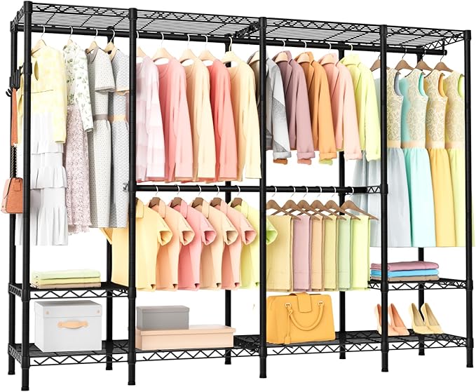Extra Large Garment Rack Heavy Duty Metal Clothes Rack by Golpart
