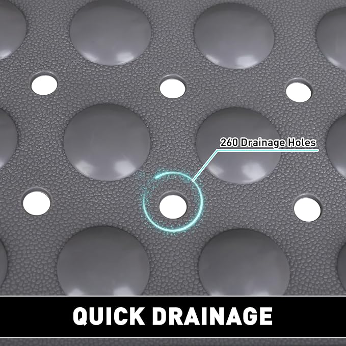 Shower Mat Non Slip: 35.4 x 23.6 Inch Extra Large TPE Shower Mats - Image 5