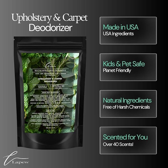 Eucalyptus Mint Harmony Carpet Freshener Powder: Powerful Odor Eliminator - Image 6