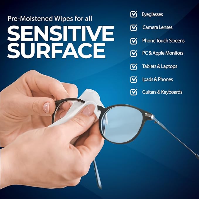 MED PRIDE Lens and Screen Cleaning Wipes - Image 2