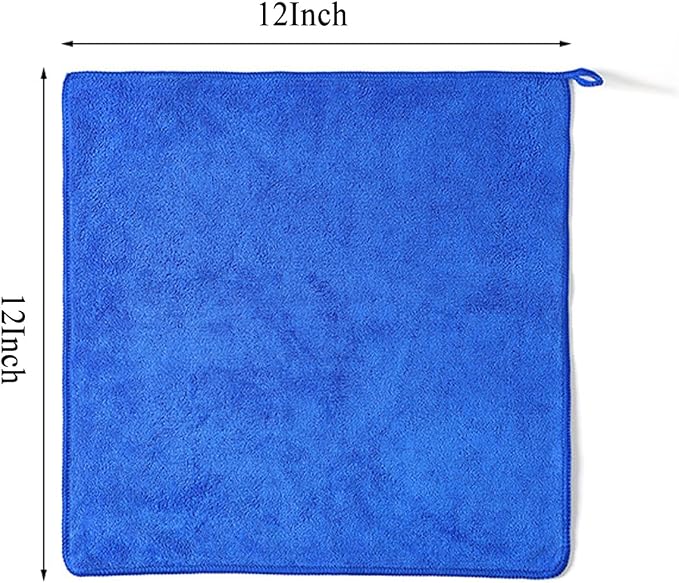 Microfiber Cloth 6Pack Cleaning Rags Absorbant Lint Free Cloth - Image 2