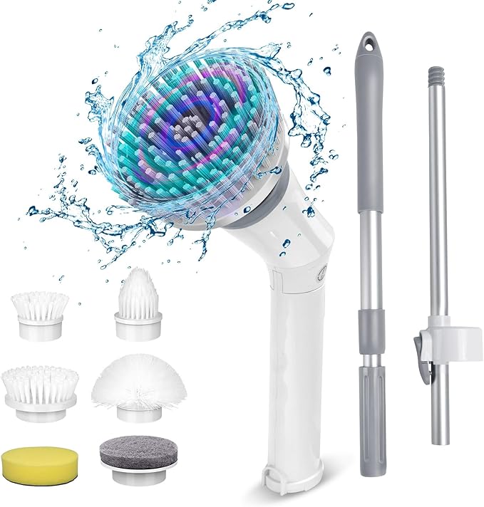 Qimedo Upgrade Rechargeable Electric Scrubber by qimedo