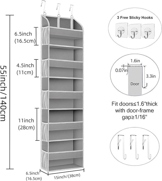 2 Pack Over The Door Storage Organizer - Image 2