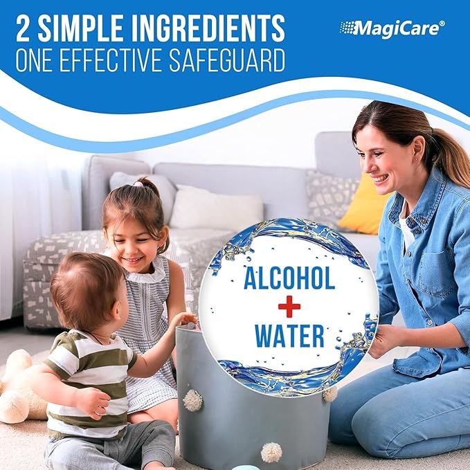 MagiCare 75% Alcohol Hand Sanitizing Wipes - Image 6