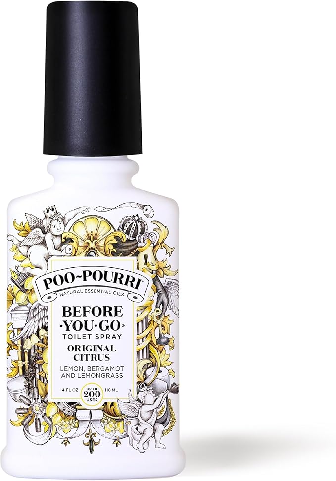Poo-Pourri Before-You-Go Toilet Spray, Original Citrus, 4 Fl Oz, Bathroom Odor by %7EPourri