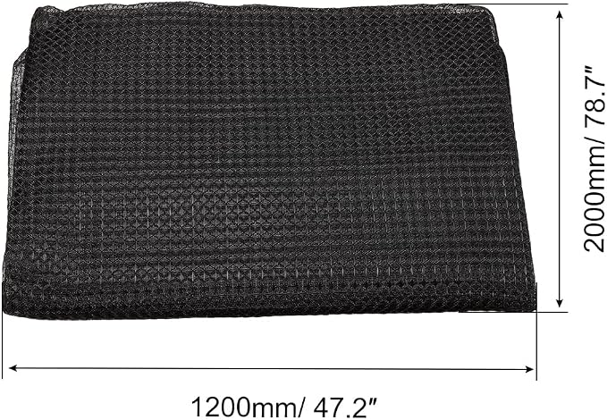 PATIKIL 47.2" x 78.7" Air Conditioner Air Filter Material, Plastic Dustproof - Image 2