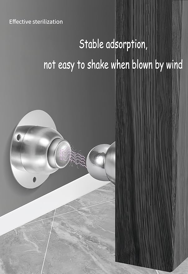 Door Stopper, 2 Packs Mini Magnetic Door Stop - Image 4
