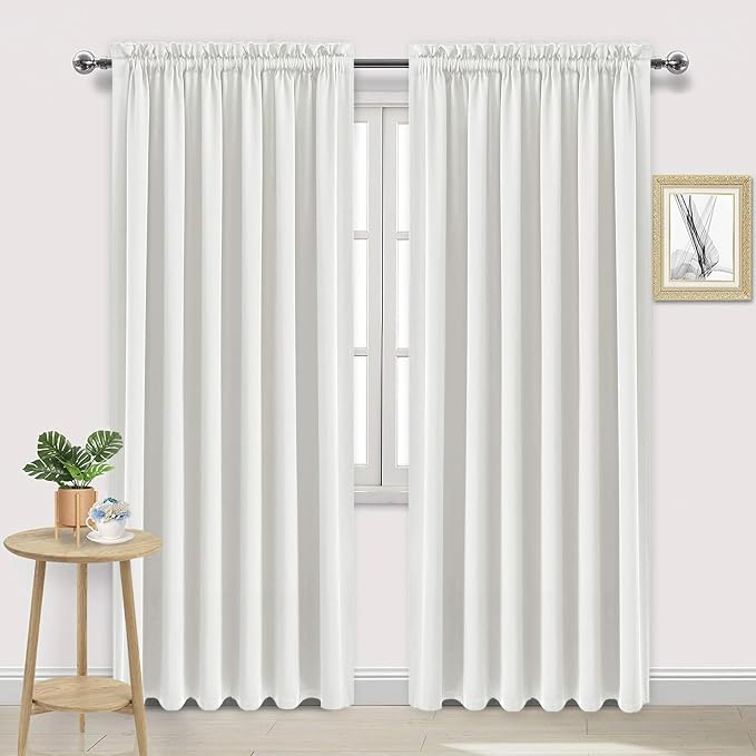 DWCN Blackout Curtains for Living Room Thermal Insulated, Energy Saving & Noise by DWCN