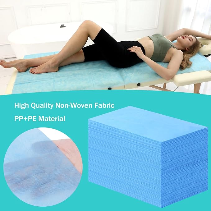 Disposable Bed Sheets for Massage Table 200 Pcs 31" x 71" Waterproof Massage - Image 2