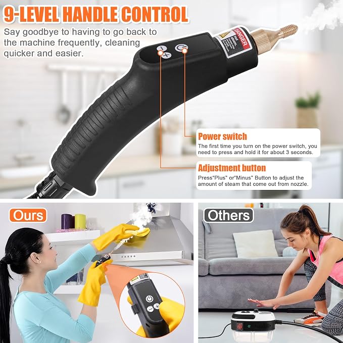 15 in 1 Handheld Steam Cleaner - Image 2