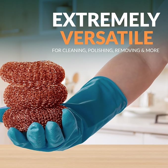PAMI Heavy Duty Non Scratch Copper Scrubbers - Image 4