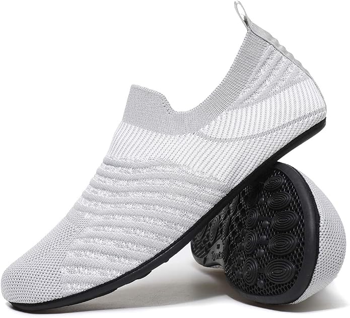Adult Indoor House Slippers Socks Lightweight Non Slip Grip House Home Shoes by CanLeg