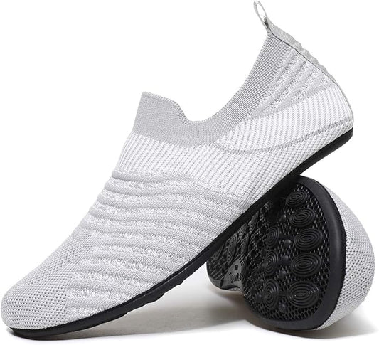 Adult Indoor House Slippers Socks Lightweight Non Slip Grip House Home Shoes by CanLeg