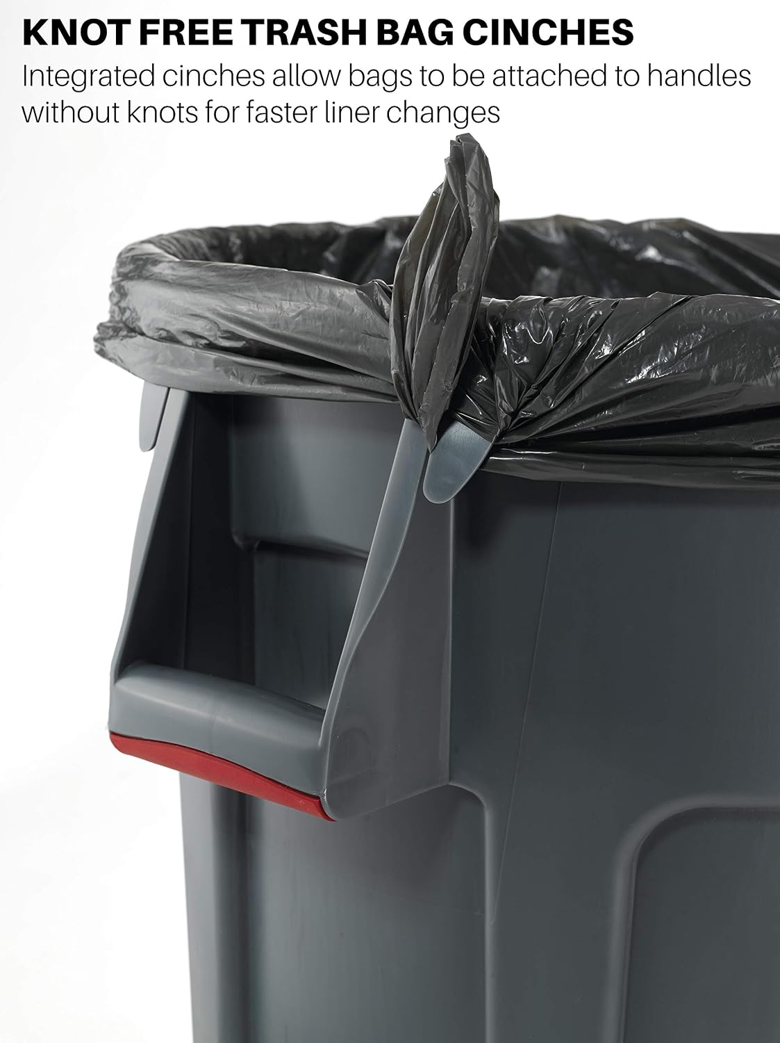 Rubbermaid Commercial Products Vented BRUTE Recycling 44 Gal, Blue, for Landscapers/Construction Sites/Restaurants/Back of House/Offices/Warehouses/Commercial Environments, Pack of 4