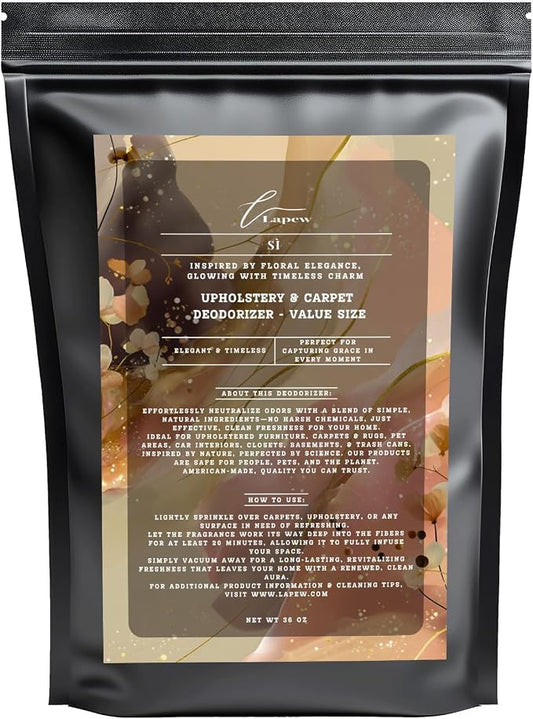 Sì Carpet Freshener Powder Value Size 36 oz | Powerful Odor Eliminator by Lapew