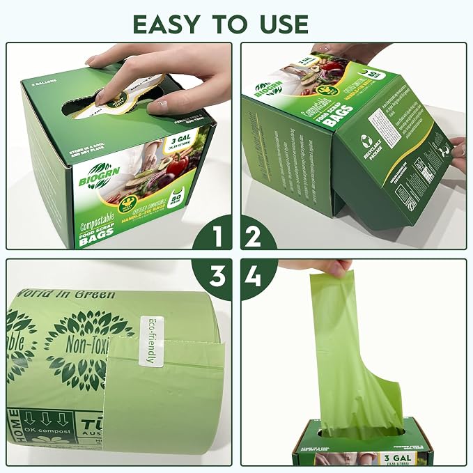 2.6-3 Gallon Compostable Trash Bags - Image 8