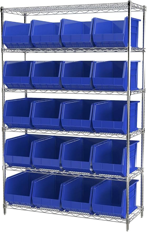 Akro-Mils 30260 AkroBins Plastic Storage Bins, Space-Saving Stackable Bins - Image 5