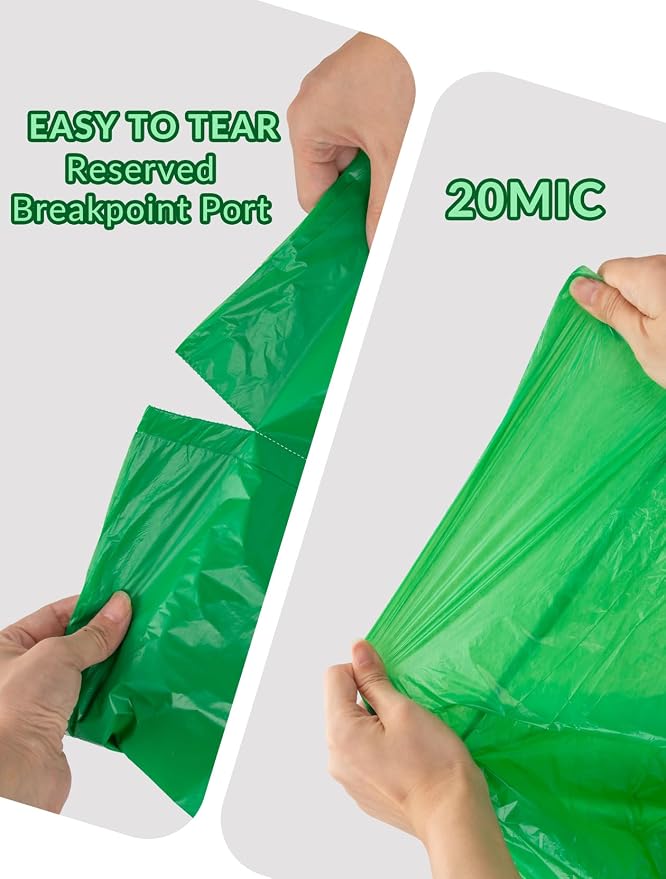 100 Count 100% Biodegradable and Compostable Trash Bags, 40-45 Gallon, 20 - Image 5