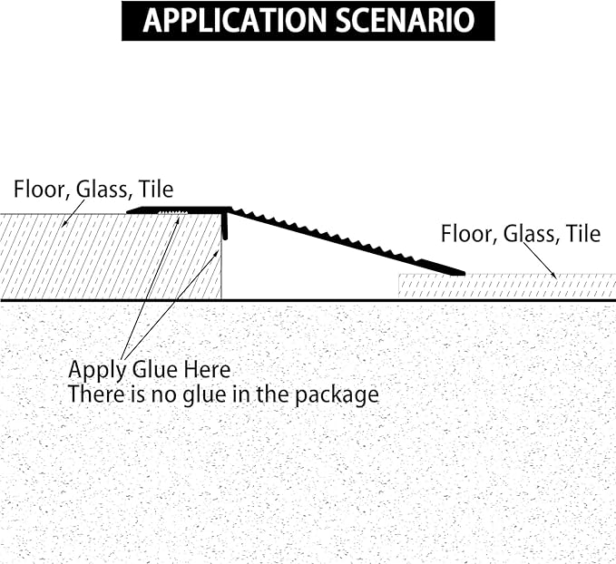 Gaahing Aluminum Floor Transition Threshold Strip, Bridge The Height Gap - Image 8