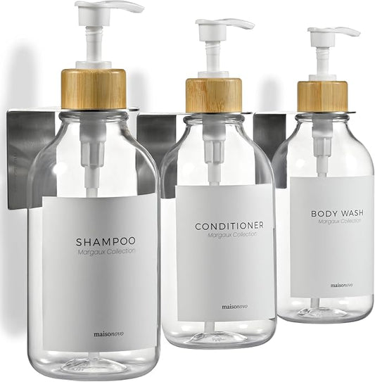 MaisoNovo Shampoo and Conditioner Dispenser by MaisoNovo-TheArtofSustainableLiving