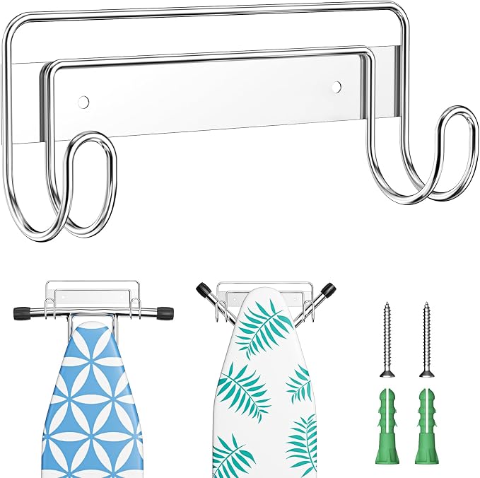 Ironing Board Hanger Wall Mount, Ironing Board Holder by LOXSUN