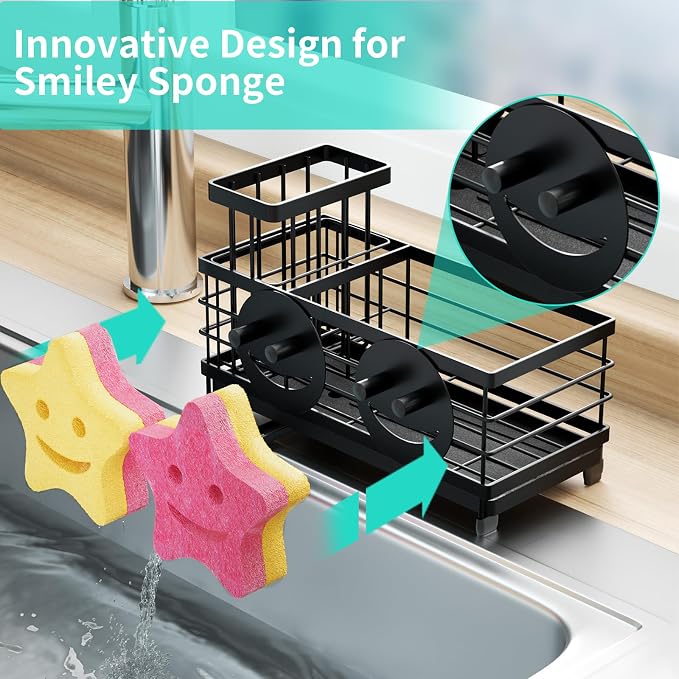 HapiRm Sink Caddy Sponge Holder - Image 2