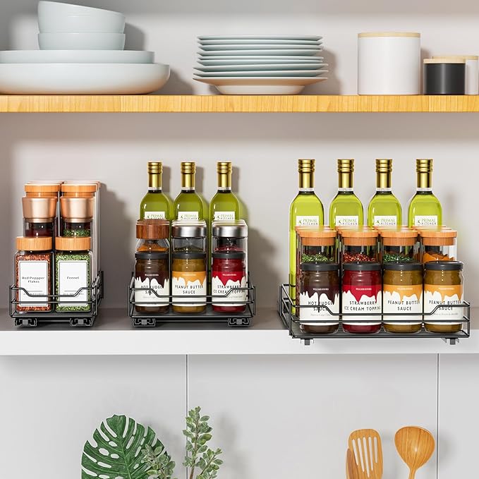 RCHYFEED Pull Out Spice Rack Organizer - Image 4