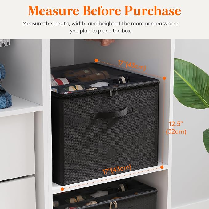Lifewit Shoe Storage Organizer for Closet Fits 12-16 Pairs, Fabric Large Shoe - Image 4