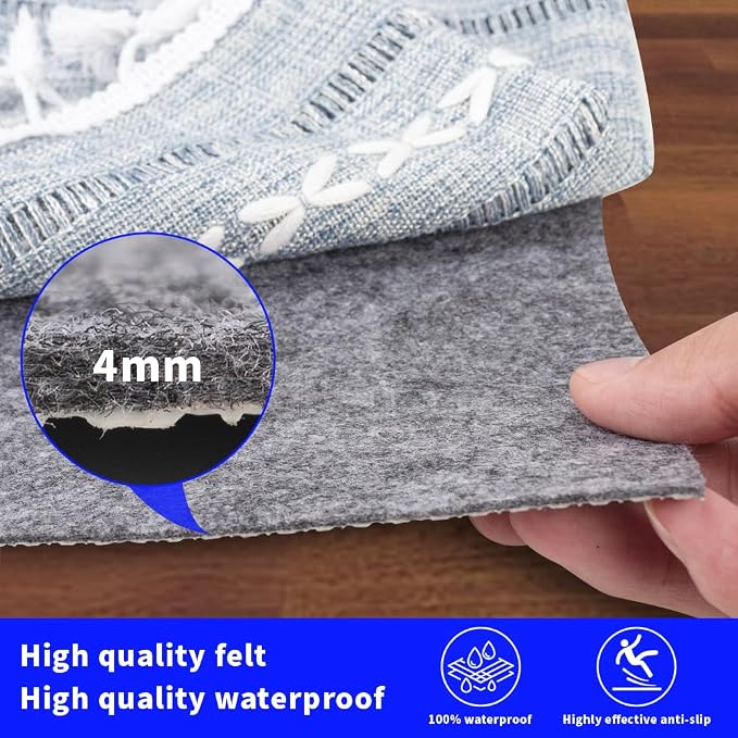 100% Waterproof Non-Slip Rug Pad 6x9 - Image 6