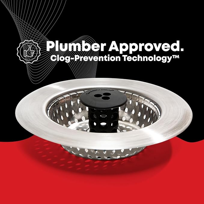 Kitchen SinkShroom Revolutionary Clog-Free Stainless Steel Sink Strainer - Image 9