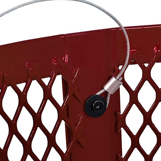 Global Industrial Outdoor Diamond Steel Trash Can - Image 7