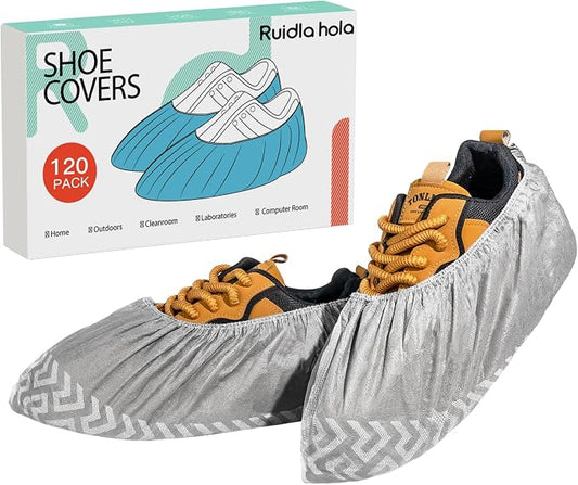 Shoe Covers Disposable 120 Pack, Non-Woven Booties by Unknown
