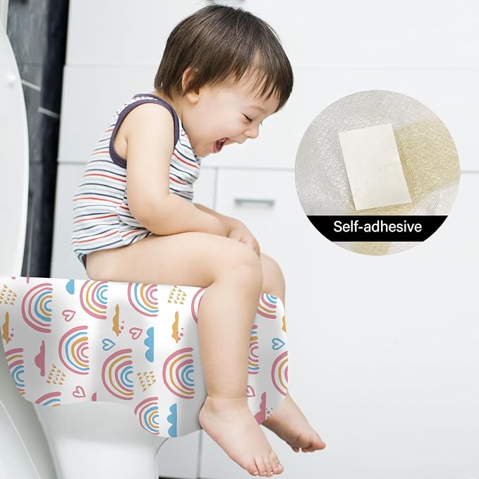 60 Pack Toilet Seat Covers Disposable, Extra Large Waterproof Toilet Cover - Image 3