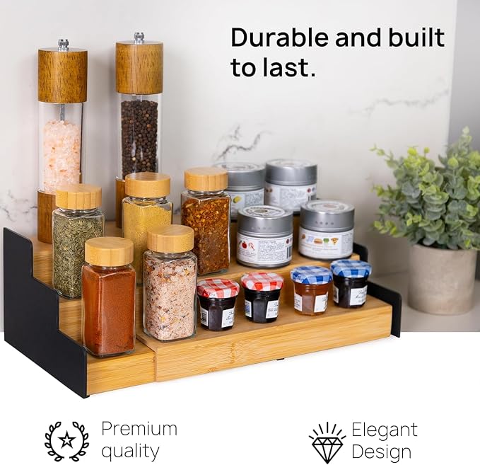 Ibyx Premium 3-Tier Spice Rack Organizer - Image 5