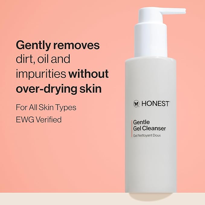 Honest Beauty Gentle Gel Daily Face Cleanser | Calms, + Hydrates | Vegan + Safe - Image 2