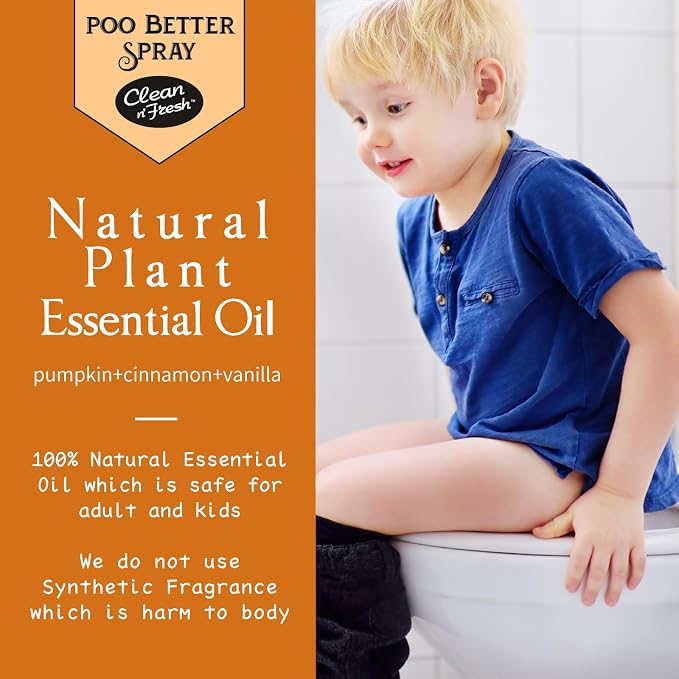 Clean-n-Fresh Toilet Spray 6.8 Fl.Oz, Bathroom Air Fresheners Spray, Eliminates - Image 3