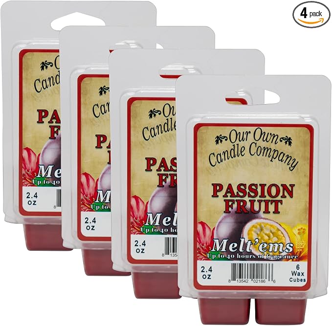 Our Own Candle Company Premium Wax Melt, Passion Fruit Scent, Handmade in The by OurOwnCandleCompanycandles