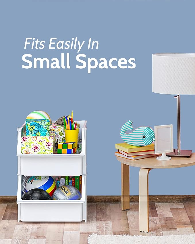TidyFriend Plastic Stackable Storage Bins - Image 6