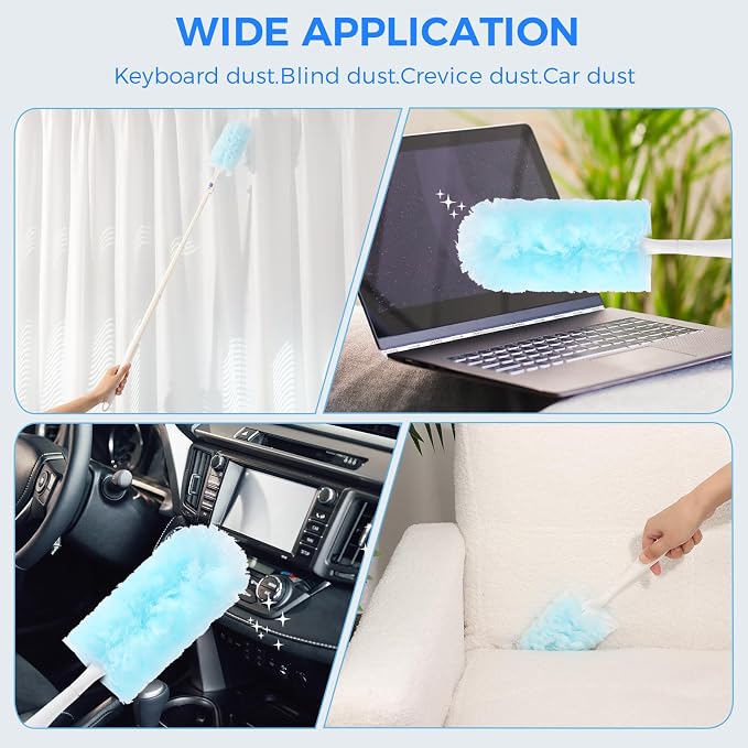 30 PCS Disposable Dusters Refills, 360 Degree Microfiber Duster Refills Kit - Image 7