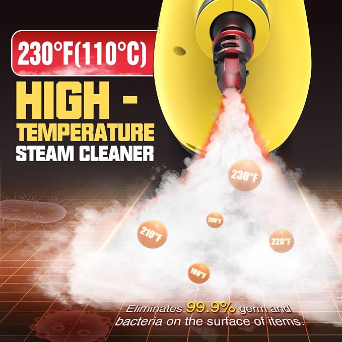 Pressurized Handheld Steam Cleaner - Image 7