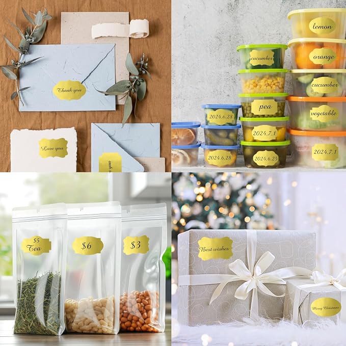 350 PCS Gift Tags Stickers Name Labels Stickers - Image 5