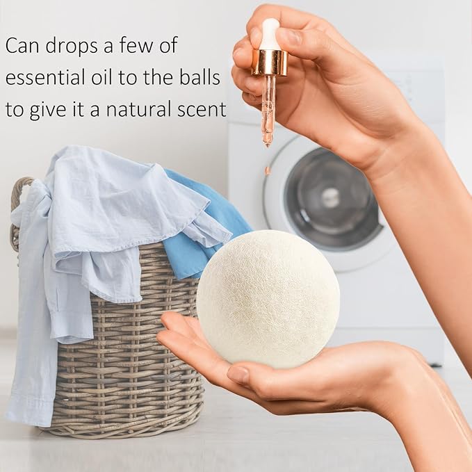 24 Pack Wool Dryer Balls XL Reusable Laundry Balls - Image 7
