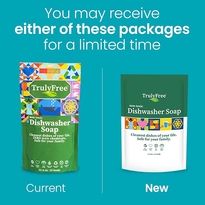 Truly Free Dishwasher Detergent Powder | Natural Dish Detergent, Dishwasher - Image 2
