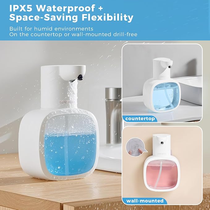 Automatic Liquid Soap Dispenser, 17oz/500ml Touchless Rechargeable - Image 5
