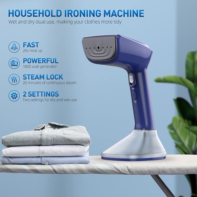 Steamer for Clothes - 1800W Powerful Steam - Image 3
