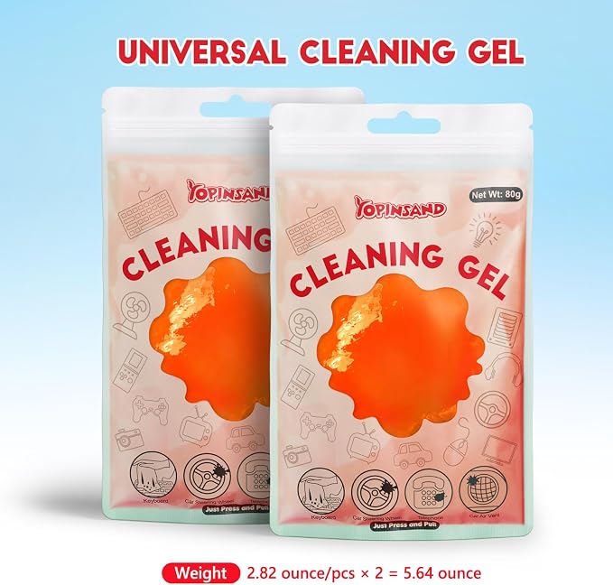 Car Cleaning Gel, 2 Pack Car Cleaning Putty, Universal Auto Deatiling Tools - Image 2