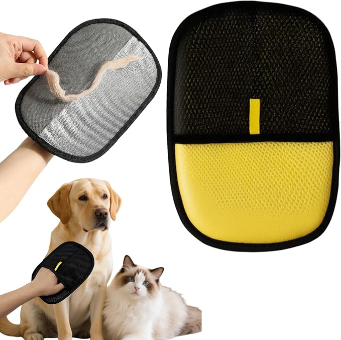 Electrostatic Pet Hair Removal Gloves by Unknown