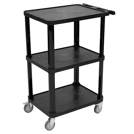 Pearington 3-Tier Compact Multi-Purpose Plastic Utility Cart by Pearington