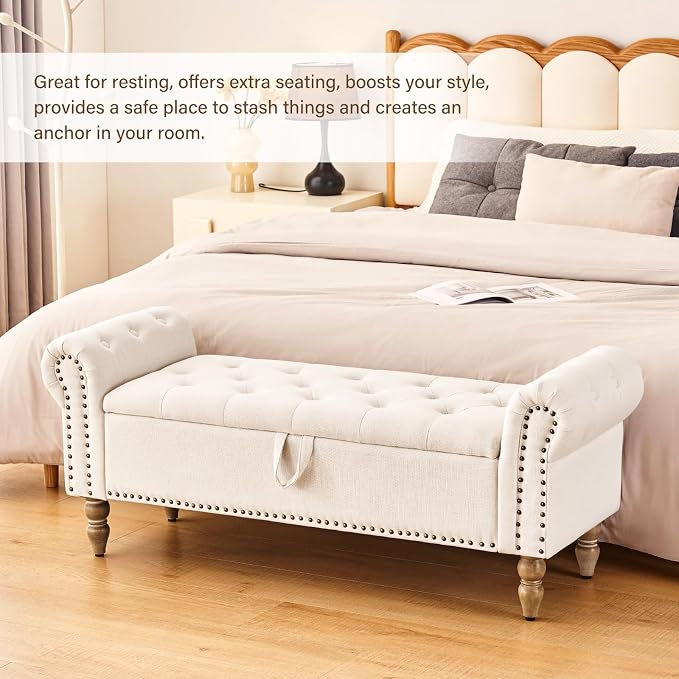 Furnimart Storage Bedroom Bench - Image 10